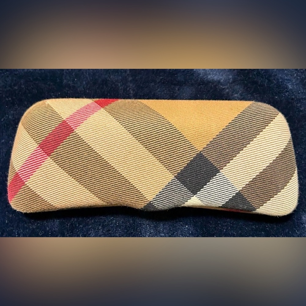 Authentic Burberry Plaid Sunglasses Hard Case